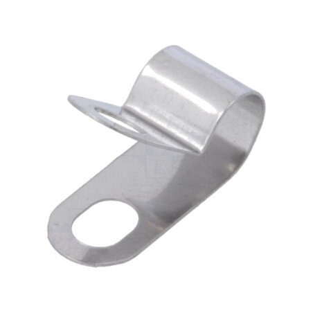 Clipsuri; pentru cabluri ecranate; Øbuclă: 6,4mm; A: 18,7mm