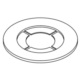 Şaibă; rotundă; D9,9mm; h0,81mm; poliamidă