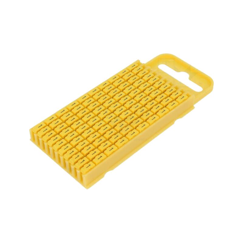 Markere; Marcaj: 1; 4,3÷5,3mm; poliamidă; galbenă; -40÷85°C; WIC Markere; Marcaj: 1; 4,3÷5,3mm; poliamidă; galbenă; -40÷85°C; WIC