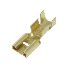 Terminal: plat; 6,3mm; 0,8mm; mamă; 2,5÷6mm2; crimpat; pe cablu