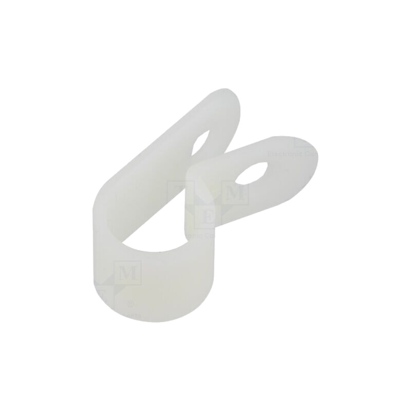 Clipsuri; Clipsuri tip P pentru cabluri; Øbuclă: 7,9mm; W: 9,5mm Clipsuri; Clipsuri tip P pentru cabluri; Øbuclă: 7,9mm; W: 9,5mm