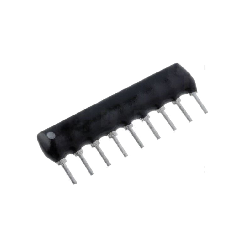 Rezistor multipolar: X; THT; 220kΩ; ±2%; 0,125W; Nr.rezistori: 8 Rezistor multipolar: X; THT; 220kΩ; ±2%; 0,125W; Nr.rezistori: 8