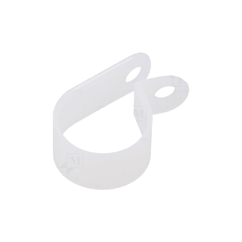 Clipsuri; Clipsuri tip P pentru cabluri; Øbuclă: 3,2mm; W: 9,5mm Clipsuri; Clipsuri tip P pentru cabluri; Øbuclă: 3,2mm; W: 9,5mm