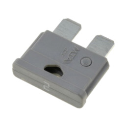 Siguranţă: siguranţă; 2A; 32VDC; auto; 19mm; UNIVAL