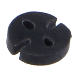 Bucşă de distanţare; LED; Øext: 3,9mm; ØLED: 3mm; Lung: 5mm; neagră
