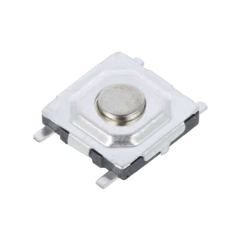 Microîntrerupător TACT; Poz: 2; 0,05A/12VDC; SMT; fără; 5,2x5,2mm Microîntrerupător TACT; Poz: 2; 0,05A/12VDC; SMT; fără; 5,2x5,2mm