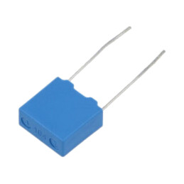 Condensator: cu polipropilenă; X2; 100nF; 310VAC; 13x12,5x5,5mm