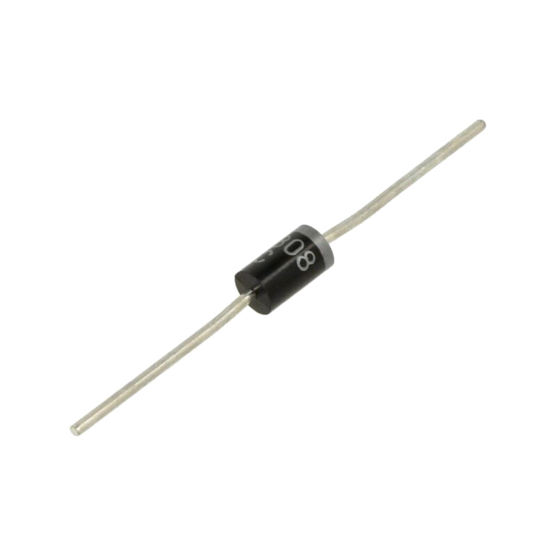 Diodă: redresoare; THT; 1kV; 3A; Ammo Pack; Ifsm: 150A; DO27; 100ns