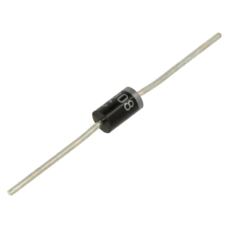 Diodă: redresoare; THT; 1kV; 3A; Ammo Pack; Ifsm: 150A; DO27; 100ns