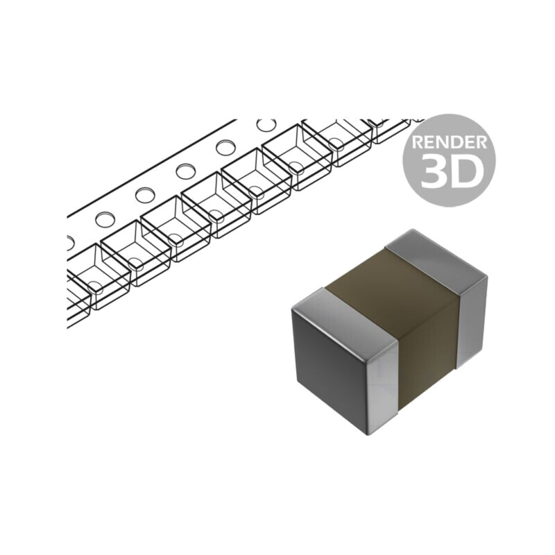 Condensator: ceramic; MLCC; 4,7uF; 25V; X7R; ±10%; SMD; 0805; 178mm Condensator: ceramic; MLCC; 4,7uF; 25V; X7R; ±10%; SMD; 0805; 178mm