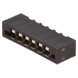 Conector: FFC/FPC; drept; PIN: 6; Non-ZIF; THT; cositorit; 20mΩ; 500V