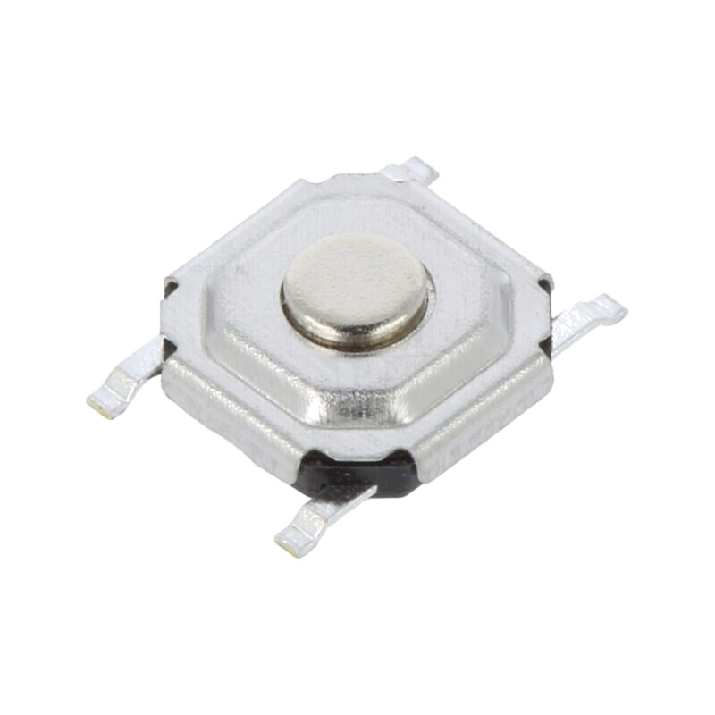 Microîntrerupător TACT; Poz: 2; 0,05A/12VDC; SMT; fără; 5,2x5,2mm