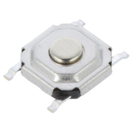 Microîntrerupător TACT; Poz: 2; 0,05A/12VDC; SMT; fără; 5,2x5,2mm