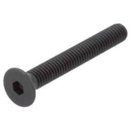 Şurub; M4x30; Cap: îngropat; imbus; HEX 2,5mm; oţel; finisaj negru