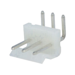 Conector: cablu-placă; soclu; tată; PIN: 3; în unghi 90°; 7A; 250V