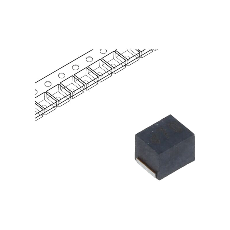 Inductor: fir; SMD; 1210; 47uH; 180mA; 1,64Ω; ±10%