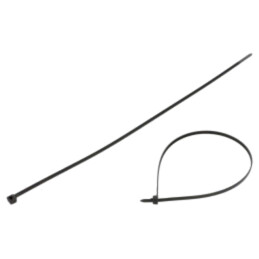 Colier de strângere; cu desfacere; L: 400mm; W: 4,6mm; neagră; 216N