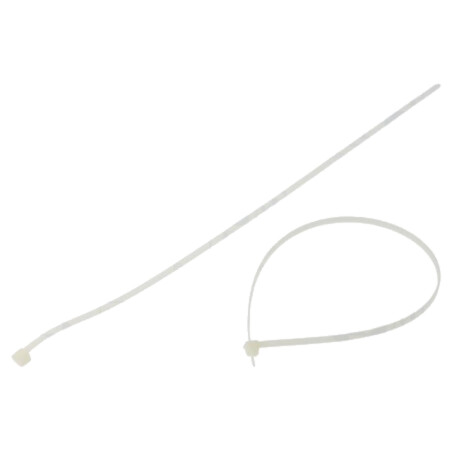 Colier de strângere; cu desfacere; L: 400mm; W: 4,6mm; naturală