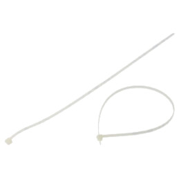 Colier de strângere; cu desfacere; L: 400mm; W: 4,6mm; naturală