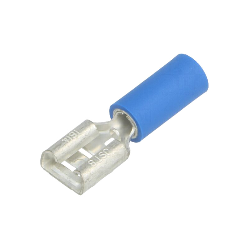 Terminal: plat; 6,3mm; 0,8mm; mamă; 1÷2,5mm2; crimpat; pe cablu Terminal: plat; 6,3mm; 0,8mm; mamă; 1÷2,5mm2; crimpat; pe cablu