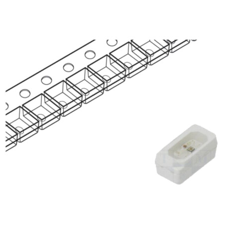 Programabilă LED; RGB; SMD; 3,5÷5,5VDC; 4x2x1,7mm; 120°; 12mA