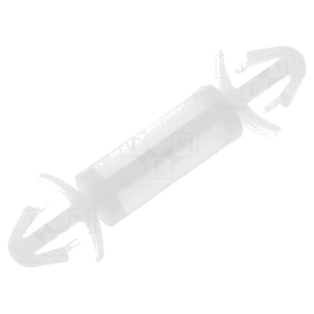 Distanţier PCB; poliamidă; Lung: 12mm; clichet/clichet; naturală