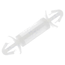 Distanţier PCB; poliamidă; Lung: 12mm; clichet/clichet; naturală