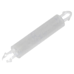 Distanţier PCB; poliamidă; Lung: 14mm; clichet/clichet; naturală