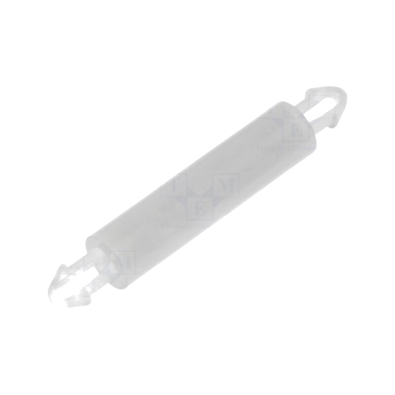 Distanţier PCB; poliamidă; Lung: 14mm; clichet/clichet; naturală Distanţier PCB; poliamidă; Lung: 14mm; clichet/clichet; naturală