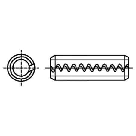 Ştift cu arc; oţel elastic; BN 879; Ø: 3mm; L: 10mm