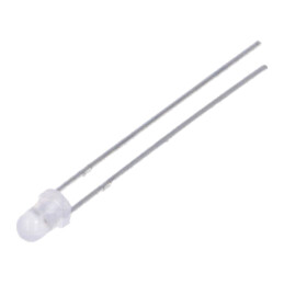 LED; roşie/galben-verde; 3mm; 60°; Parte frontală: convex