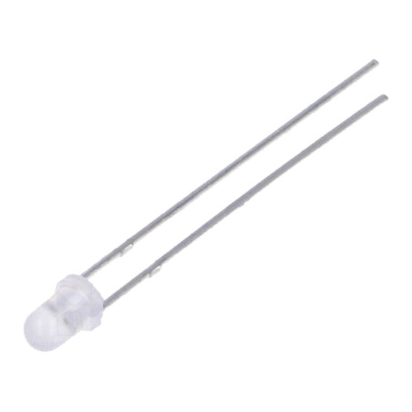 LED; roşie/galben-verde; 3mm; 60°; Parte frontală: convex