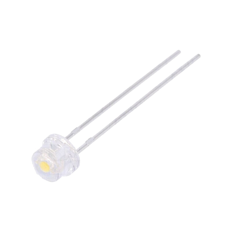 LED; alb neutru; 4,8mm; 1300÷2200mcd; 100°; Parte frontală: convex LED; alb neutru; 4,8mm; 1300÷2200mcd; 100°; Parte frontală: convex