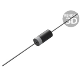 Diodă: Zener; 3W; 9,1V; 313mA; Ammo Pack; DO15; o singură diodă; 3EZ