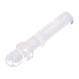 Tub pentru LED-uri; Ø3mm; Lung: 8,7mm; rotund; drept; UL94V-2