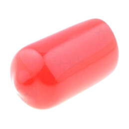 Cap de protecţie; Corp: roşie; Øint: 8,5mm; PVC Soft; L: 15mm