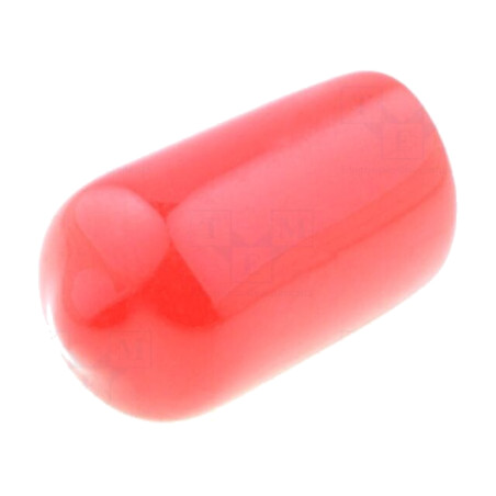 Cap de protecţie; Corp: roşie; Øint: 8,5mm; PVC Soft; L: 15mm