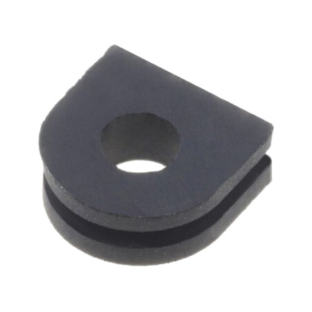 Manşon; Øorif.mont: 6mm; Øorif: 3,4mm; gumă; neagră