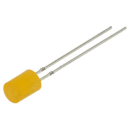 LED; portocalie; 5mm; 150mcd; 140°; Parte frontală: plat; Nr.term: 2
