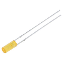 LED; portocalie; 3mm; 220÷330mcd; 110°; Parte frontală: plat; 78mW