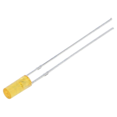 LED; portocalie; 3mm; 220÷330mcd; 110°; Parte frontală: plat; 78mW
