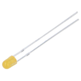 LED; portocalie; 3mm; 220÷330mcd; 40°; Parte frontală: convex; 78mW