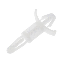 Distanţier PCB; poliamidă; Lung: 9,5mm; clichet/clichet; naturală