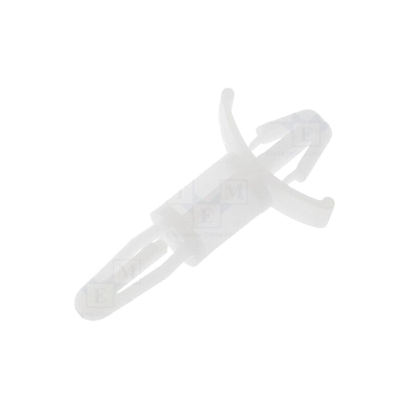 Distanţier PCB; poliamidă; Lung: 9,5mm; clichet/clichet; naturală