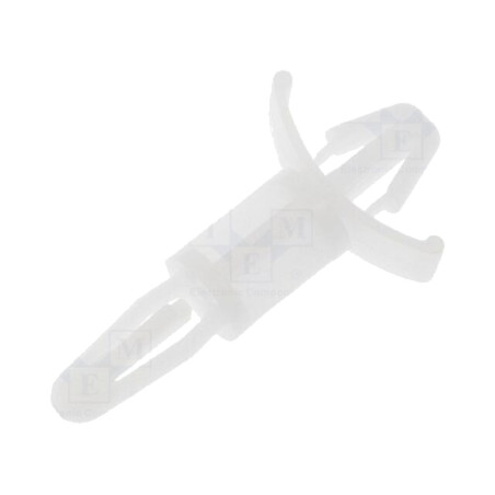 Distanţier PCB; poliamidă; Lung: 9,5mm; clichet/clichet; naturală