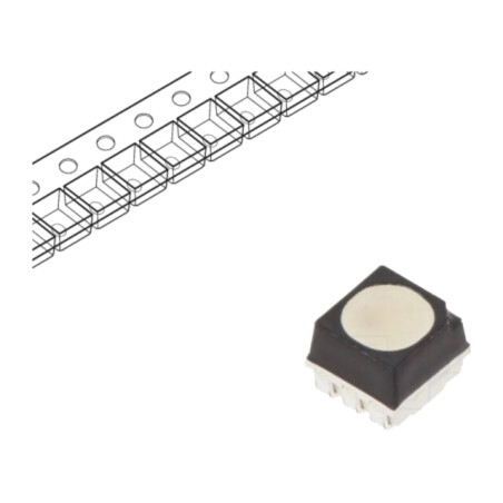 LED; RGB; SMD; 1,7÷2,4/2,7÷3,4/2,7÷3,4VDC; 3,7x3,5x2,8mm; 110°