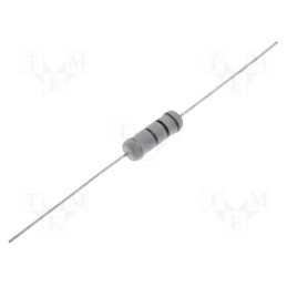 Rezistor: metal oxide; THT; 6,8kΩ; 5W; ±5%; Ø0,75x36mm; Ø6x17mm