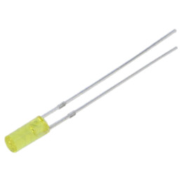 LED; galbenă; 3mm; 150÷220mcd; 110°; Parte frontală: plat; -30÷85°C