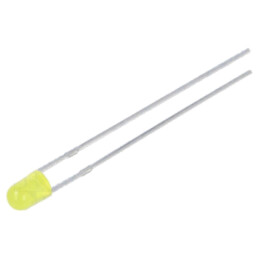 LED; galbenă; 3mm; 220÷330mcd; 40°; Parte frontală: convex; 78mW