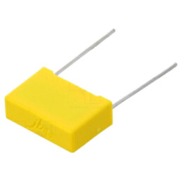 Condensator: cu polipropilenă; X2; 100nF; 310VAC; 18x12x6mm; THT